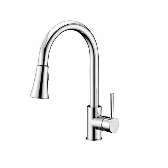 Rubinetto per lavabo in rame di alta qualità per cucina e bagno con maniglia singola in ottone